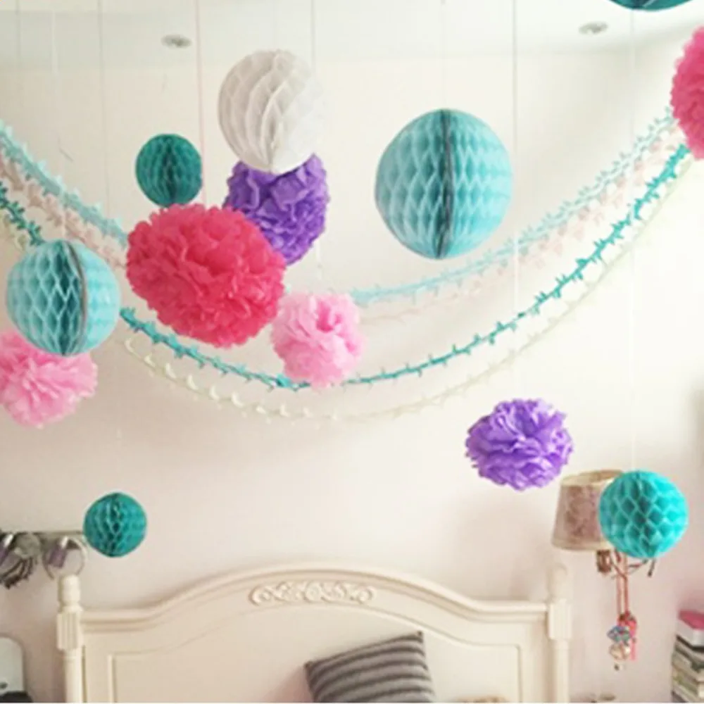 Гирлянда из папиросной бумаги с четырехлистным клевером 3 6 м подвесное ремесло