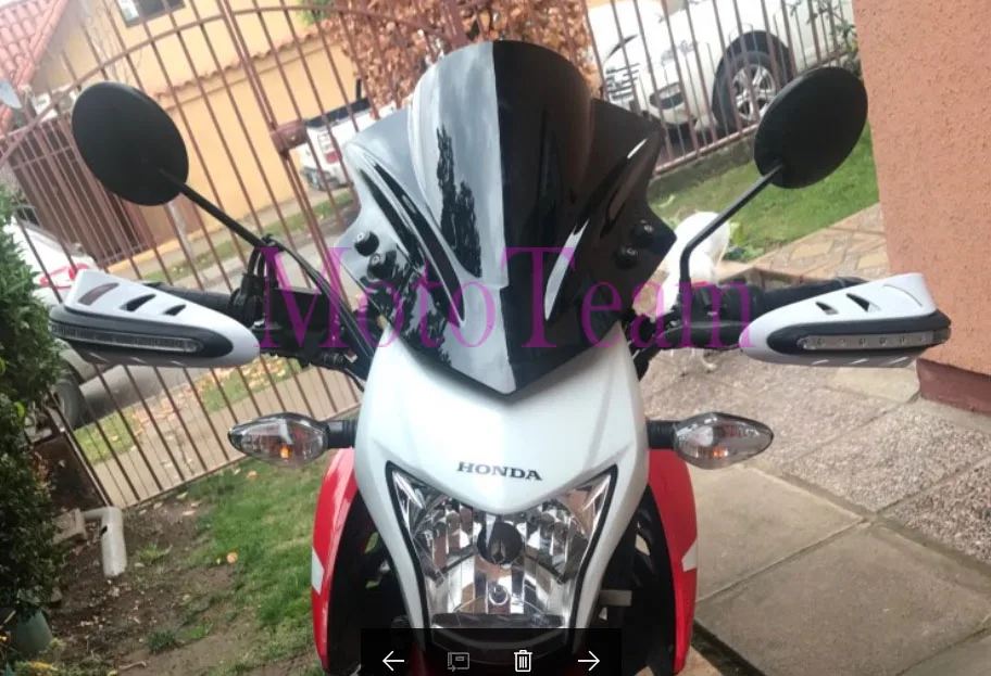 Теперь для Kawasaki Z 250 300 750 750R 800 1000 универсальная ветровая панель мотоцикла с рулем