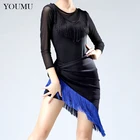 Треугольное полотенце с кисточками, юбка для тренировок латинского Танго, танцевальная одежда, Самба, Румба, танец живота, сальса, короткие платья для бальных танцев, 925-064