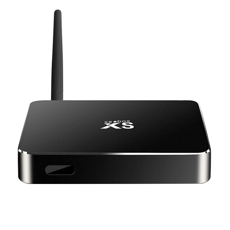 XS-RK3368 Smart Android 5.1 TV Box RK3368 Quad Core 1.5GHz 1G/8G H.265 XBMC DLNA Miracast WiFi Bluetooth TF Card Slot Dual USB |