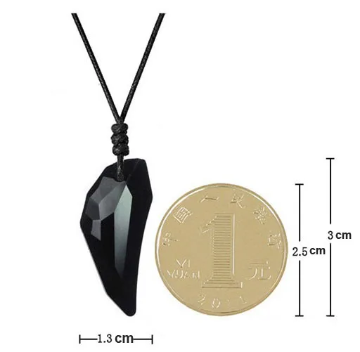 Ожерелье с вощеными зубцами/зубами из австрийского хрусталя мужские и женские