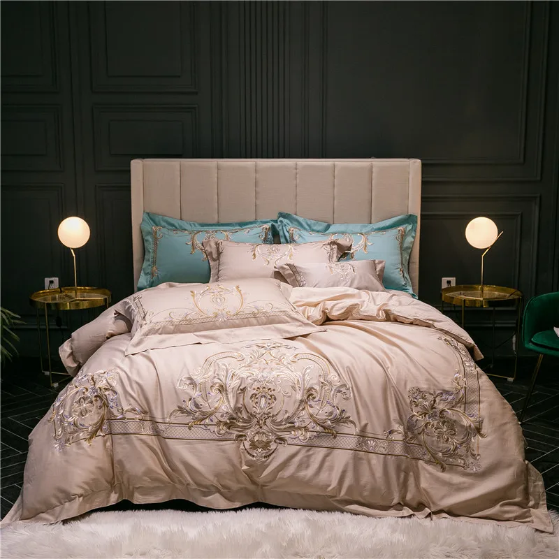 Цвет шампанского зеленый красный розовый роскошный Золотой Королевский вышивка