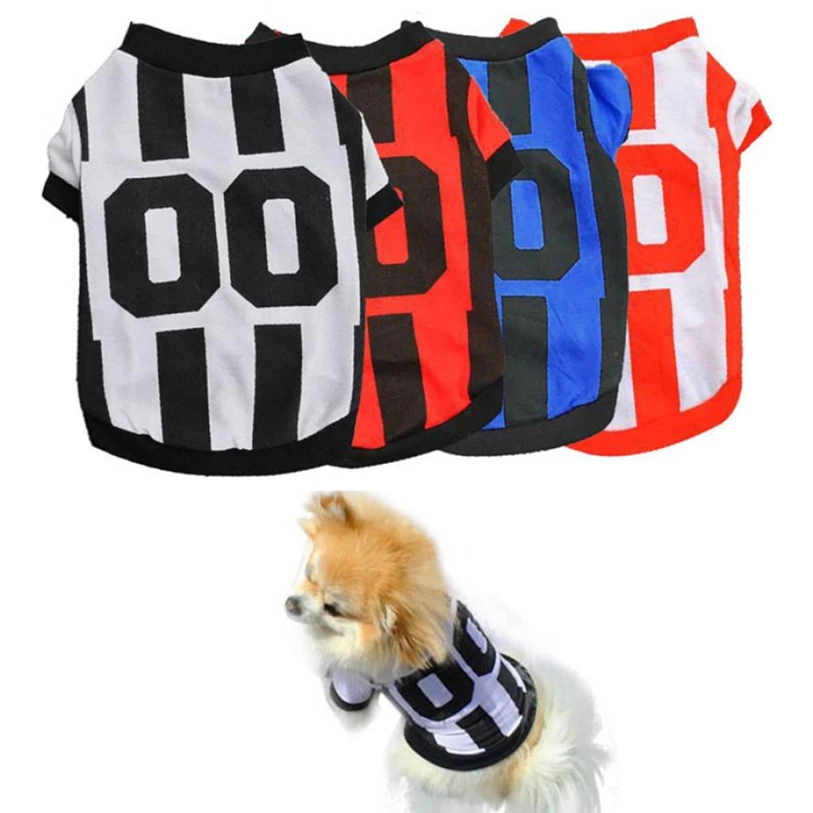 Летнее платье в полоску одежда с принтами для собак маленьких и кошек XS XL модные