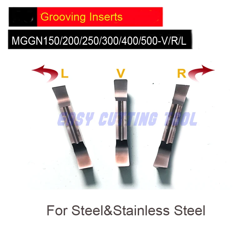 MGGN150-V MGGN200/250 MGGN300/400 MGGN500-R * 10 шт. вставка из твердого сплава для лезвия стали и