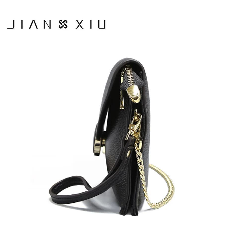 JIANXIU фирменные женские сумки-почтальонки из натуральной кожи женская наплечная