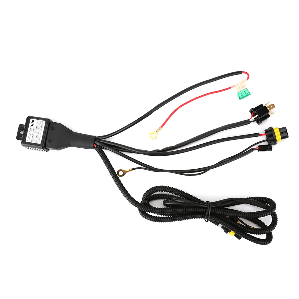 HID Hi Lo биксеноновое реле контроллер проводки для Автомобильных Фар H4 9003