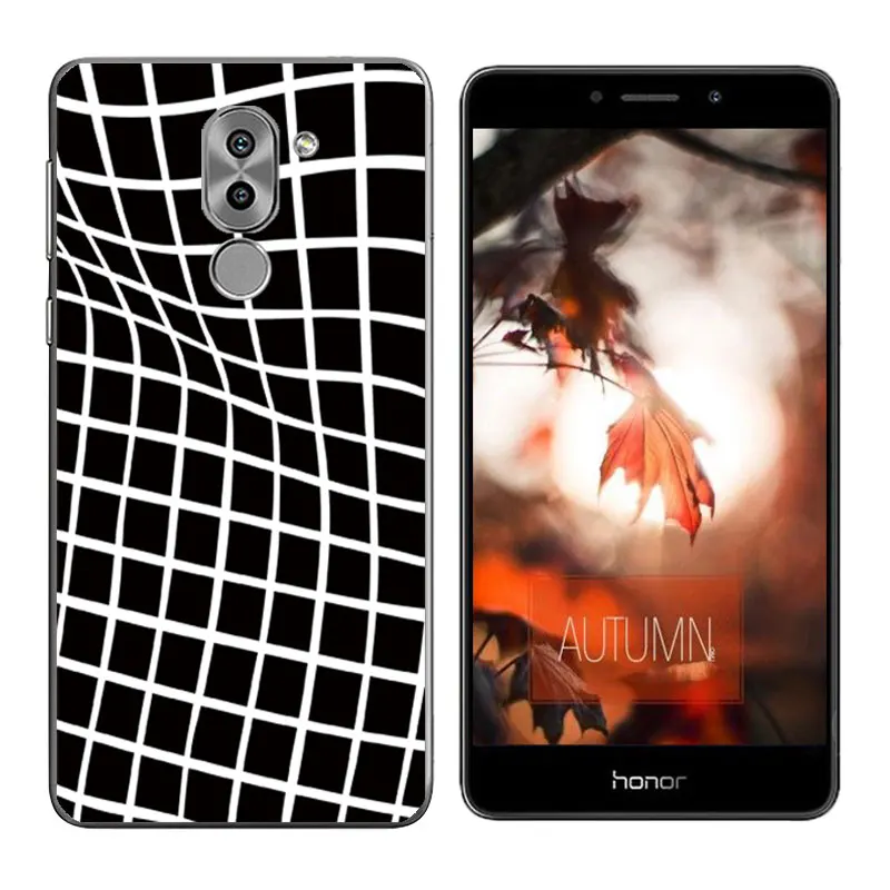 Case for Huawei Honor 6X Expression Printing Back Cover GR5 2017 Cases Coque Mate 9 Lite Bags |