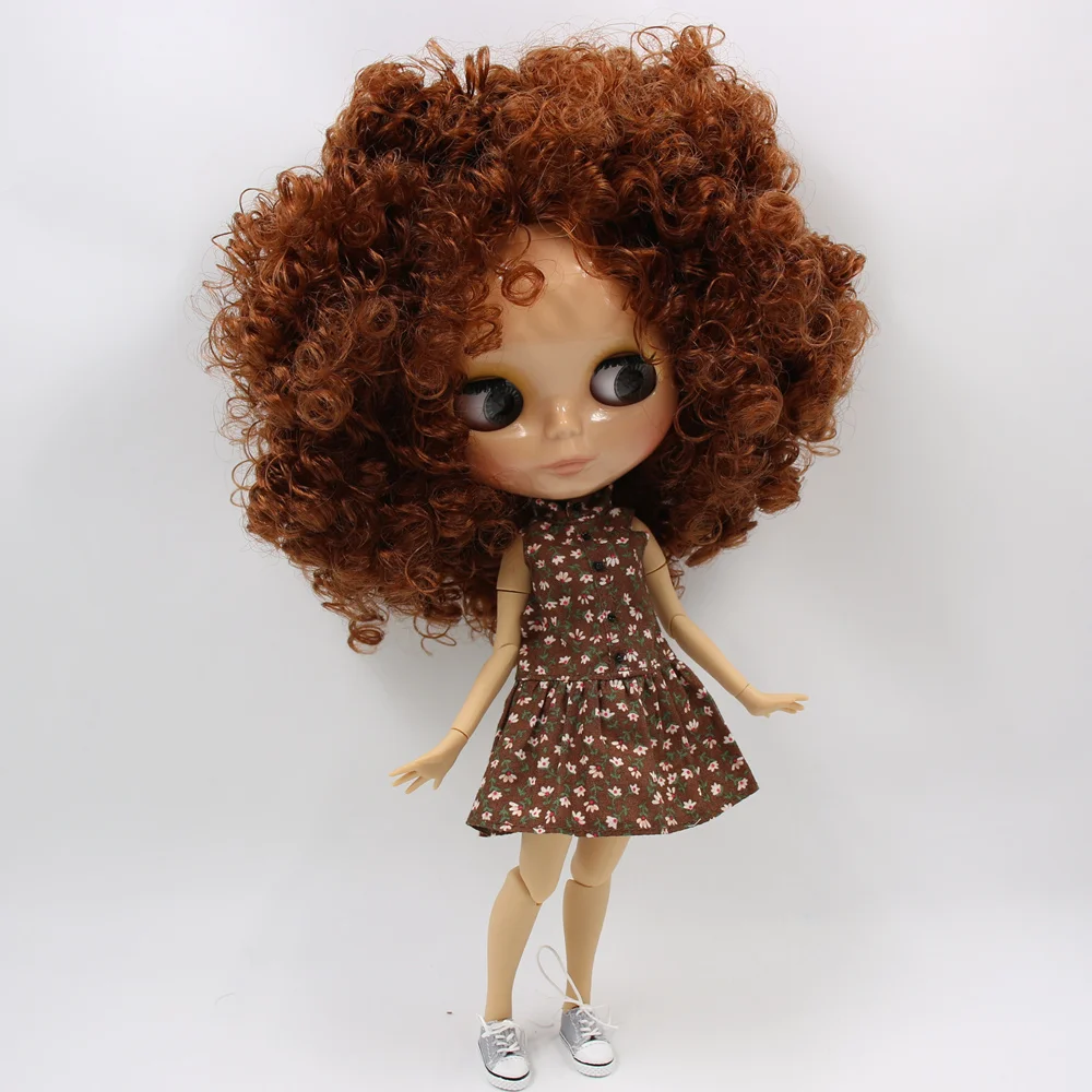 ICY Nude Blyth кукла No. QE965 каштановые волосы суставы тела 1/6 bjd, pullip, licca, jerryberry