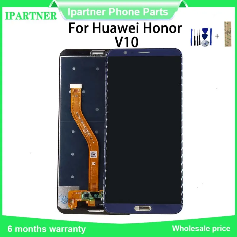 Для Huawei Honor V10 BKL AL00 AL20 L09 ЖК кодирующий преобразователь сенсорного экрана в сборе