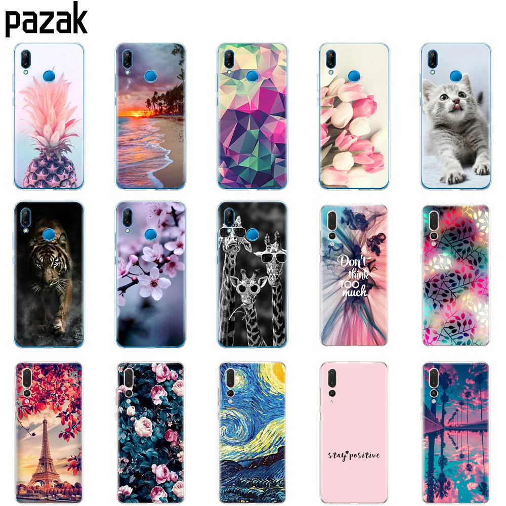 case For Huawei P20 Lite case coque silicone phone cover on for HUAWEI P 20  p20pro copa bumper Skin shockproof soft tpu fundas