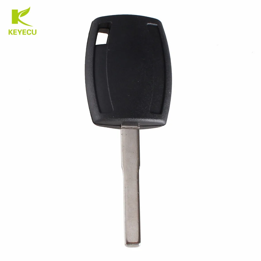Запасной чехол KEYECU для ключей транспондера Ford Fiesta Mondeo Focus C Max S Galaxy Kuga с лезвием HU101