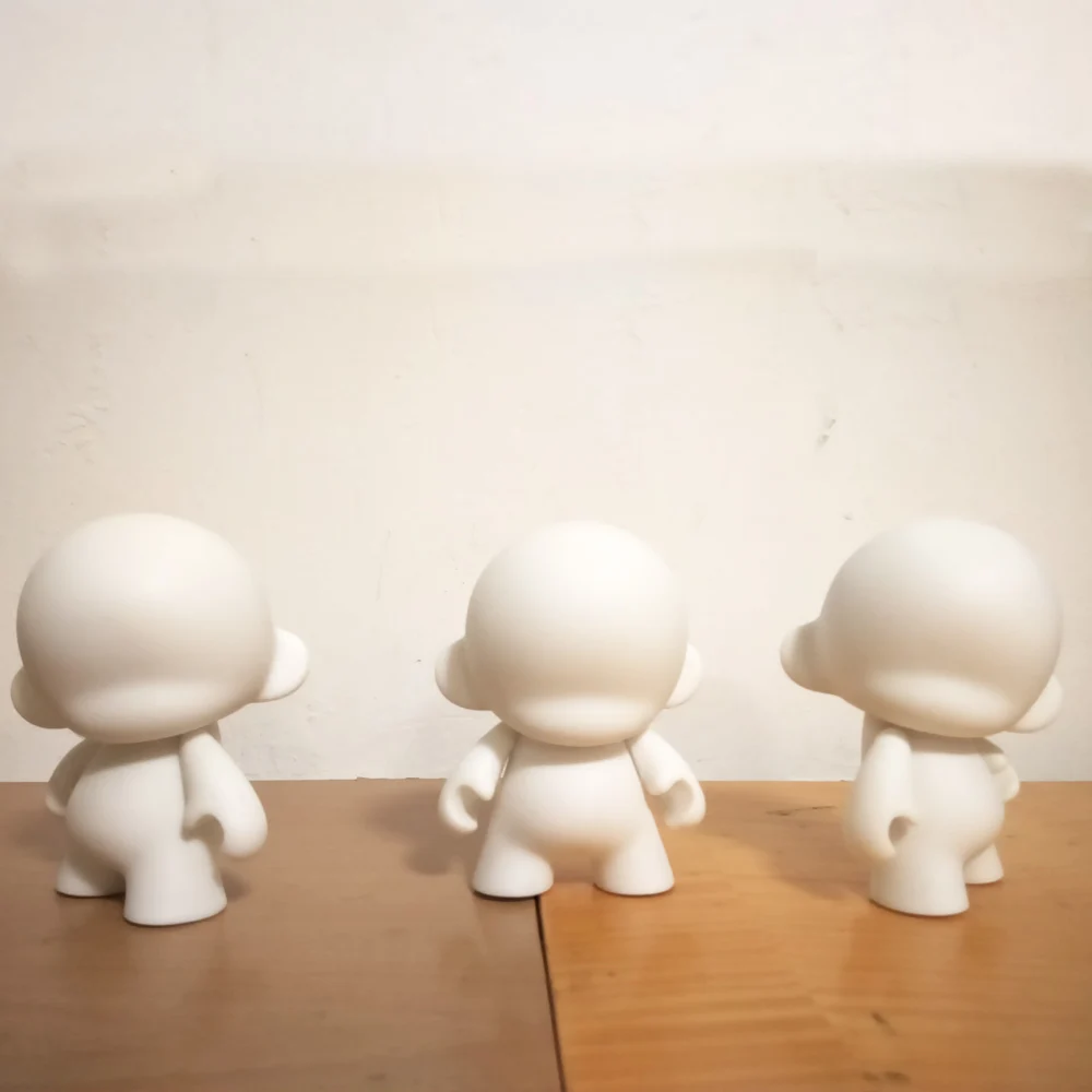 5 шт. 4 дюйма Kidrobot munny Белый Черный DIY кукла игрушка подарок для друга девушки дома и