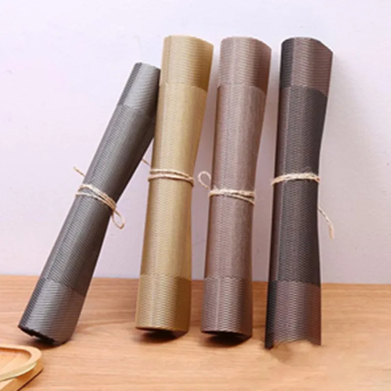 ПВХ модные столовые приборы коврик для обеденного стола дисковые подушечки