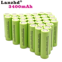 40 400pcs new 18650 3 7v 3400mah original inr18650 rechargeable li ion 30a current battery for laptop mobile power notebook
