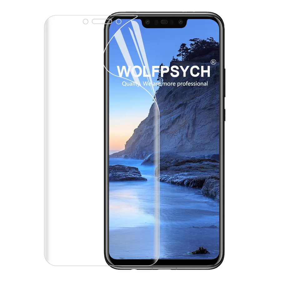 Передняя + задняя мягкая пленка для Huawei P Smart Plus полная защита экрана Nova 3 3i