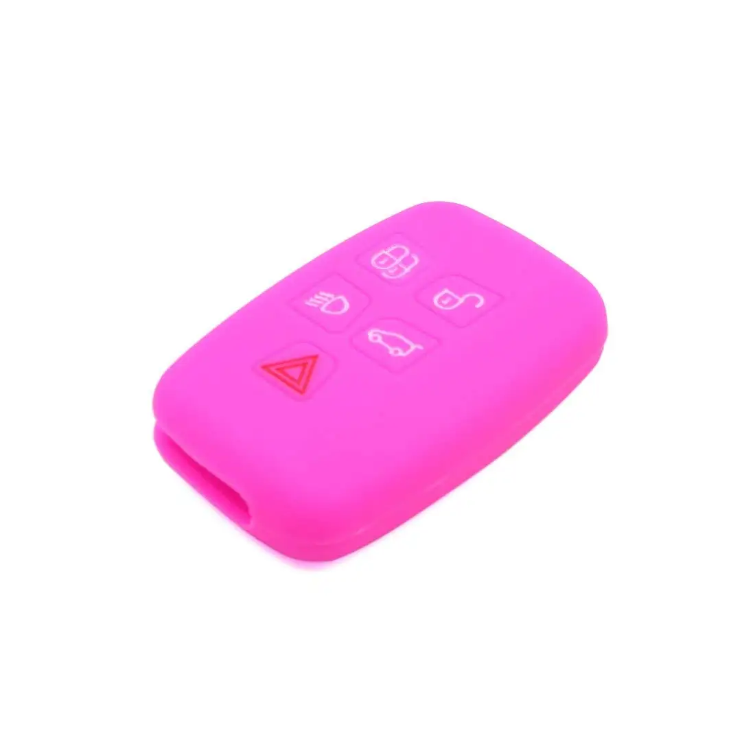 Uxcell a18012500ux0033 5 кнопочный Розовый Красный Автомобильный силиконовый чехол для