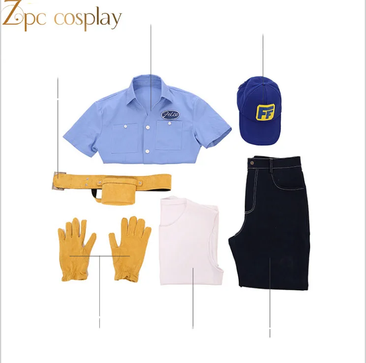 Костюм для костюмированной вечеринки Fix It Felix Wreck Ральф 2|Костюмы из фильмов и ТВ| |