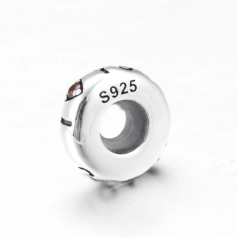 Новые бусины-пробки из стерлингового серебра 925 пробы I LOVE YOU red CZ оригинальный