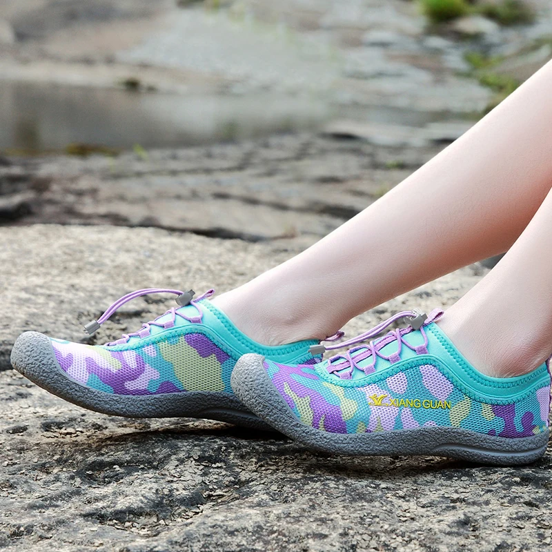 XIANG GUANMan Breathable Spring and Summer Outdoor Sneakers Women Comfortable breathable Lycra mesh fresh Sport Running Shoes | Спорт и