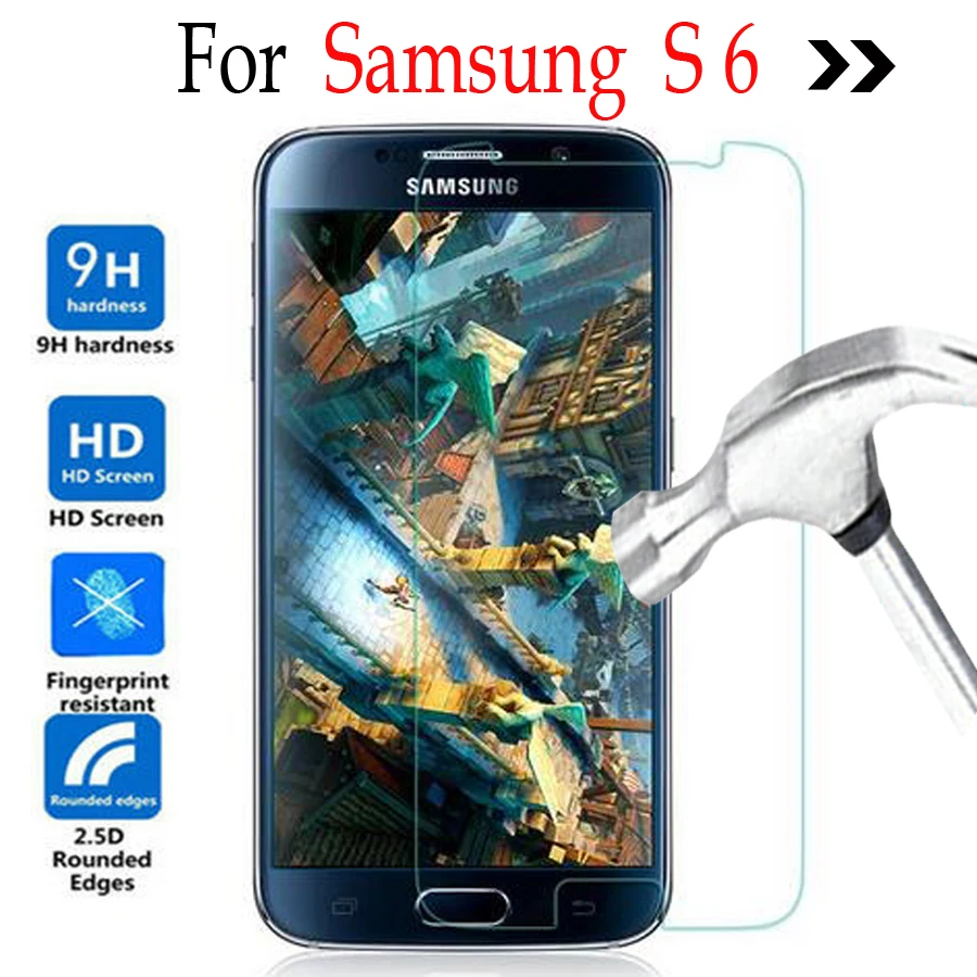 Защитная пленка для экрана из закаленного стекла Samsung Galaxy S6 G9198 S 6 G9200 G920F |