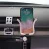white1phone holder B Роскошные Алмазные хрустальные автомобильные аксессуары - Название цвета: white1phone holder B