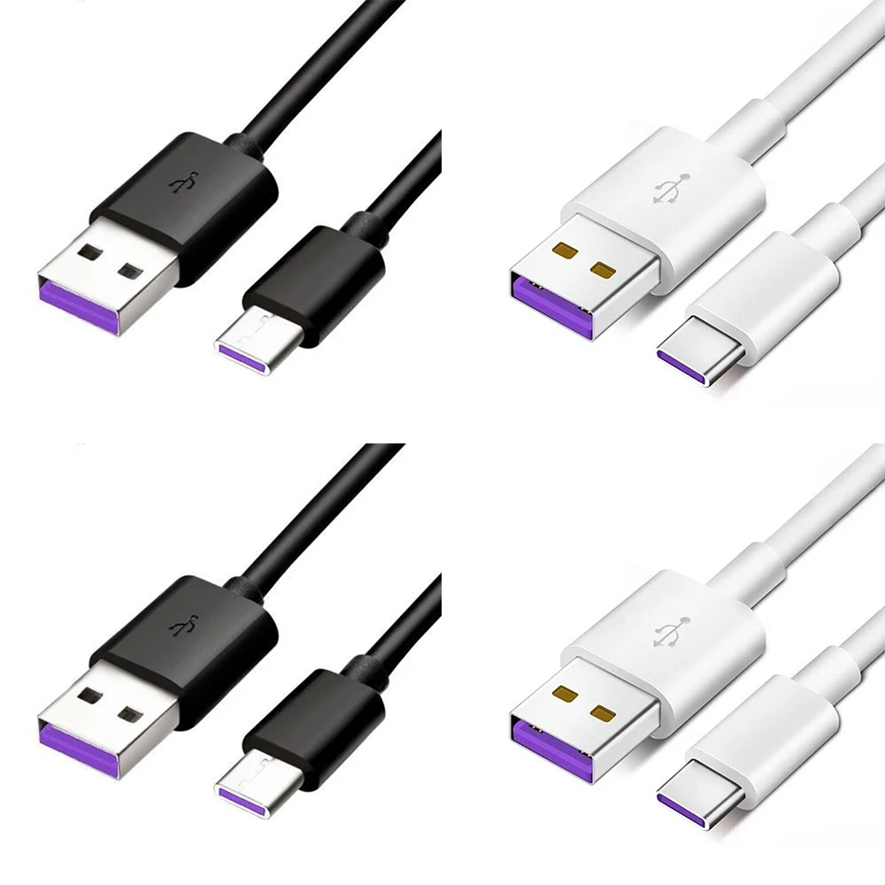 1m/2mType-c super fast charge charging line 2 meters 5A For Mate9/Mate10 P20/Glory V10 | Электроника