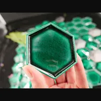 GREEN Ручная работа мозаика Металл искусство керамическая зеленая треск плитка DIY мозаика столовая плитка дизайнер - Цвет: GREEN