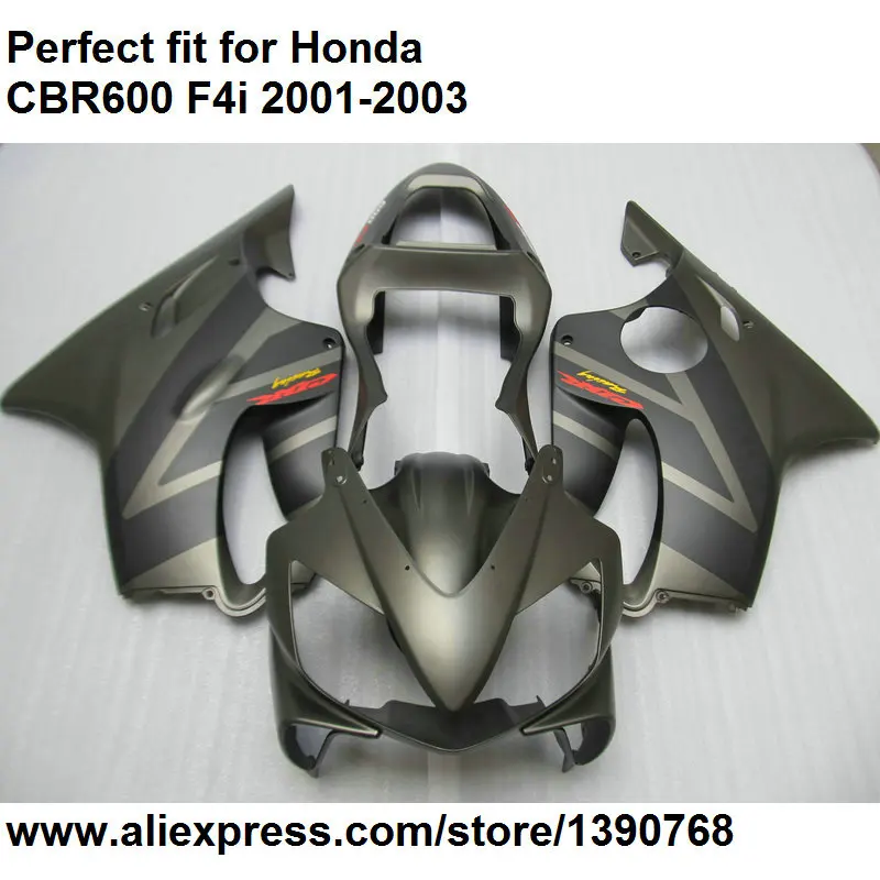 АБС-пластик Обтекатели для Honda CBR 600 F4i 2001 2002 2003 серый комплект обтекателей CBR600F4i 01 02