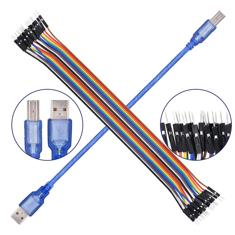 Стартовый Комплект UNO R3 макетная светодиодный плата светодиодная Кнопка