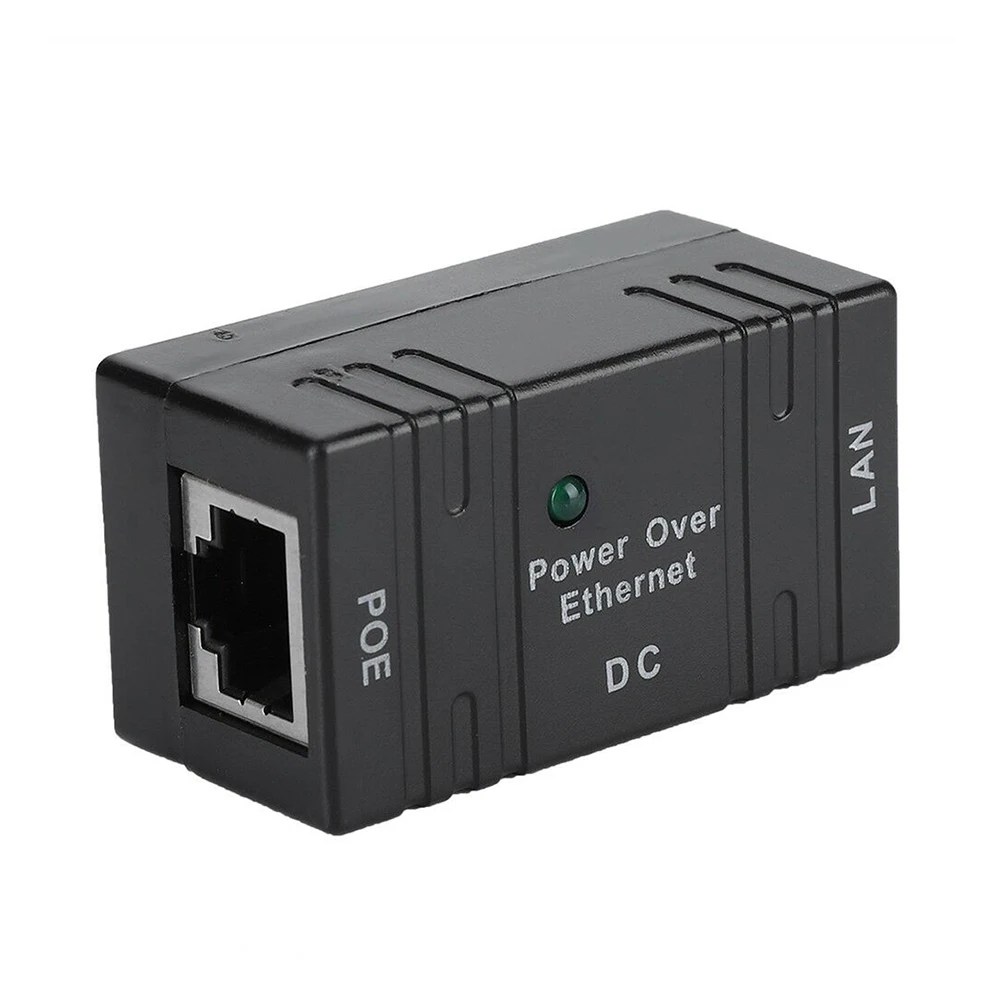 1 шт. черный RJ45 POE, сплиттер, инжектор переключатель питания адаптер для HIKVISION Dahua IP камеры