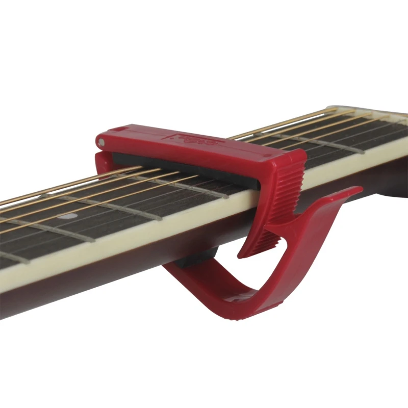 Прочный пластиковый каподастр для гитары зажим электрической портативный