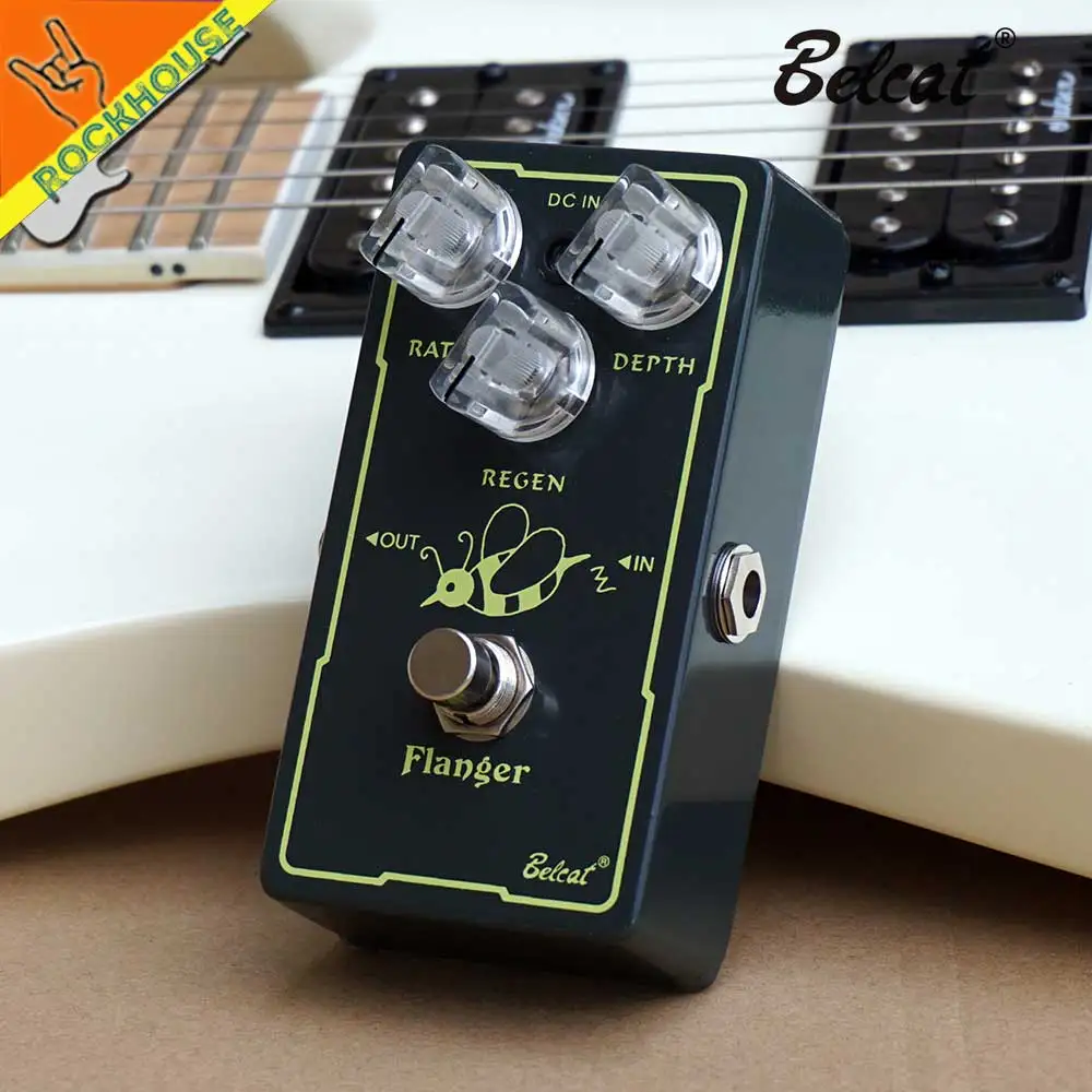 Belcat Flanger гитарные педали эффектов аналоговые True Bypass Бесплатная доставка | Спорт и