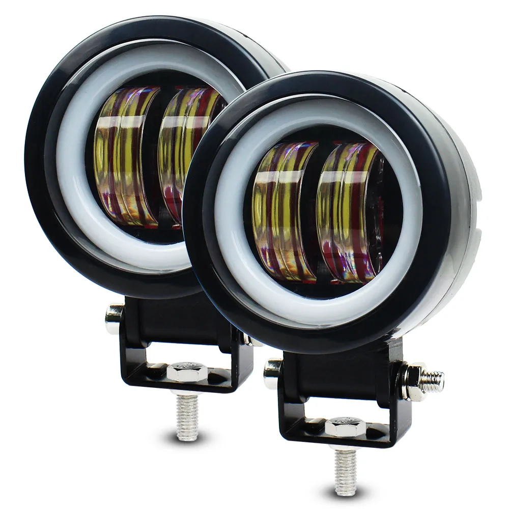 Halo Рабочий СВЕТОДИОДНЫЙ фонарь barra led Bar автомобильные аксессуары 4x4 внедорожные фары для мотоциклов авто аксессуары грузовик - Цвет: 2 pcs