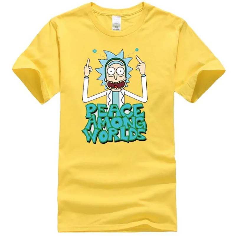 Новые повседневные мужские футболки Rick And Morty забавная футболка с дизайном
