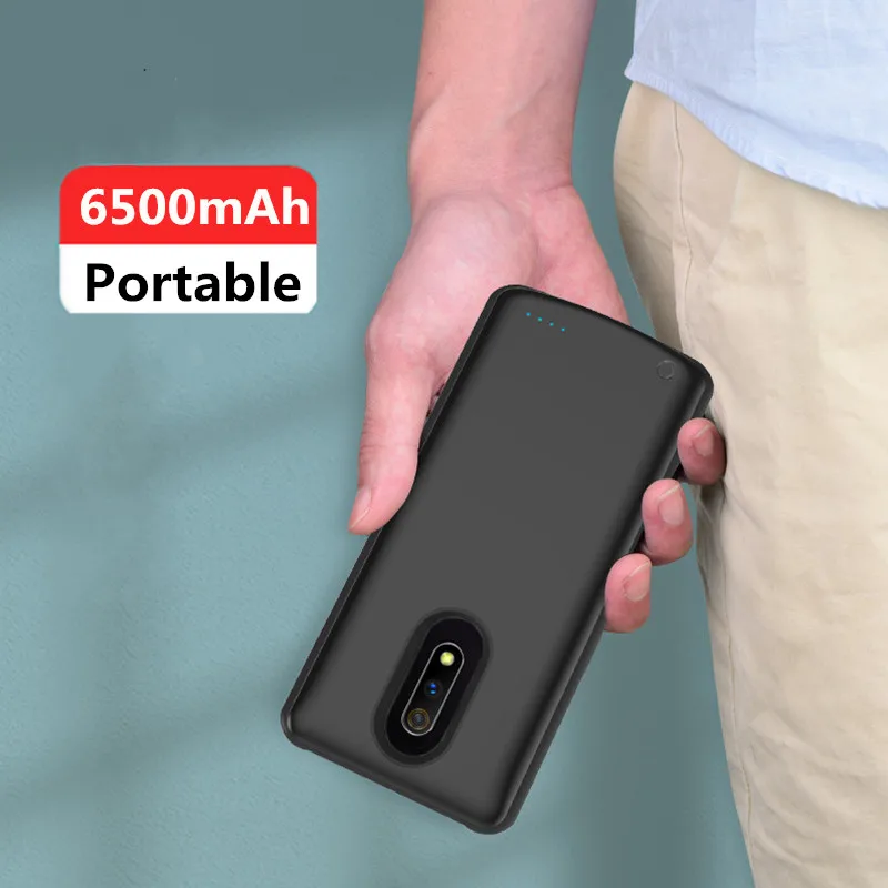 NTSPACE Battery Charger Cases For OPPO Realme X Case 6500mAh Slim Portable Power Bank Charging Cover | Мобильные телефоны и