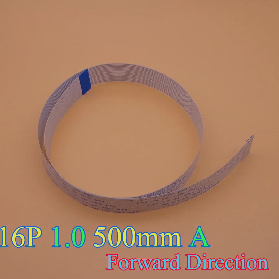 100 шт./лот Новый FFC FPC плоский гибкий кабель 16 pin 1 0 мм Шаг Длина 500 50 см ширина 17 p