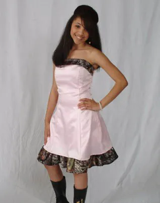 

free shipping strapless short camo prom dress 2017 vestido de festa camouflage cocktail custom make size 0