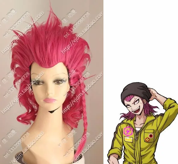 Danganronpa Kazuichi Souda Косплей hairwear