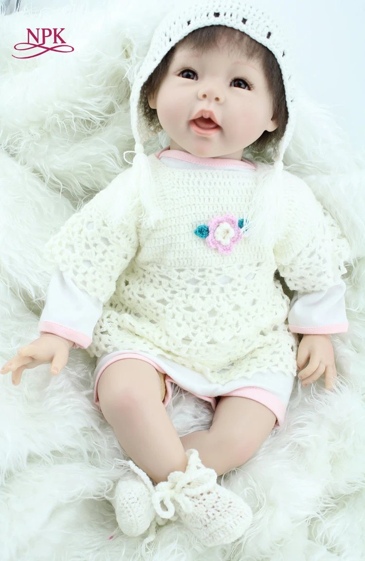 NPK реалистичный силикон reborn baby doll 20 дюймов полностью винил тело bonecas generation touch для