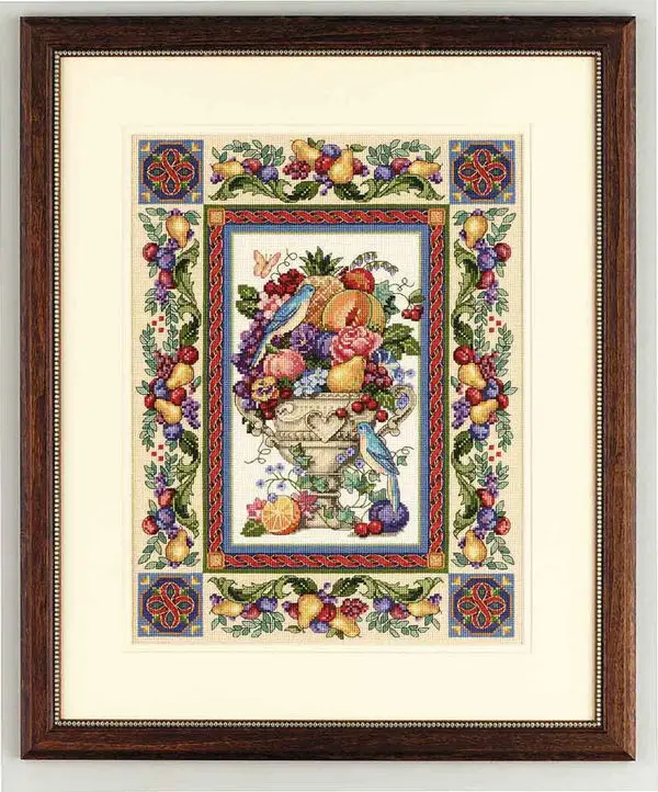 

oneroom Beautiful Counted Cross Stitch Kit Elegant Tapestry Fruit and Flower Birds Bird dim 3793