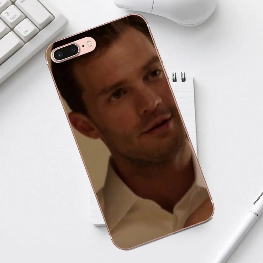 Qdowpz Christian Grey Jamie Lovely For Galaxy Alpha Core Prime Note 4 5 8 S3 S4 S5 S6 S7 S8 S9 mini edge Plus | Мобильные телефоны
