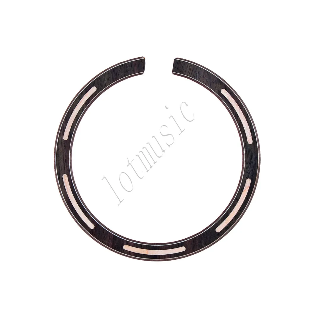 

1Pcs New Acoustic Guitar Soundhole Rosette Inlay,Rosewood Maple Wood Parts