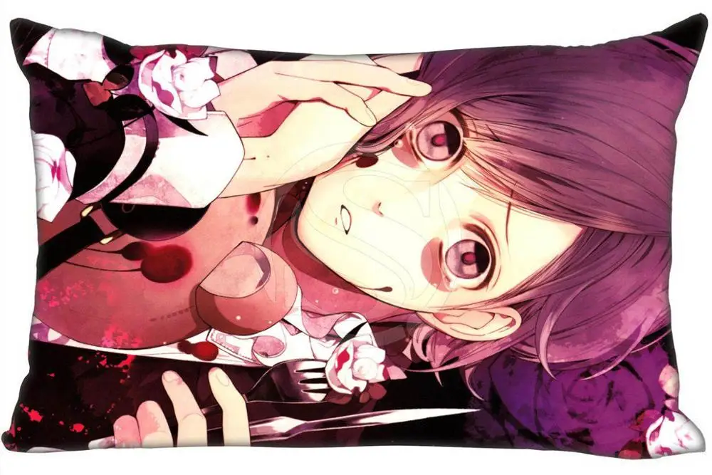 Горячая Распродажа самые приятные DIABOLIK LOVERS прямоугольник подушка чехол s Молнии