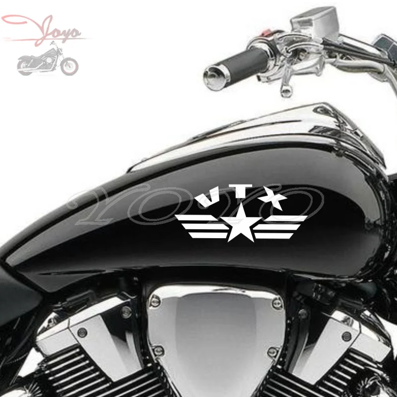 Звездные Крылья наклейки s 0 1 мм ПВХ наклейка для Honda VTX1300 VTX1800 | Автомобили и