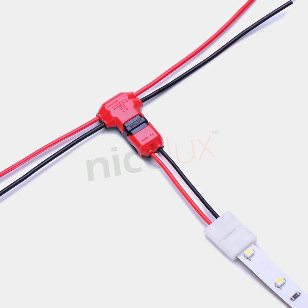 10 шт. 2pin DC/AC 300 В 10A разъем провода 18-22AWG без сварки скотч замок Быстрый Разъем Кабельный зажим клеммный блок