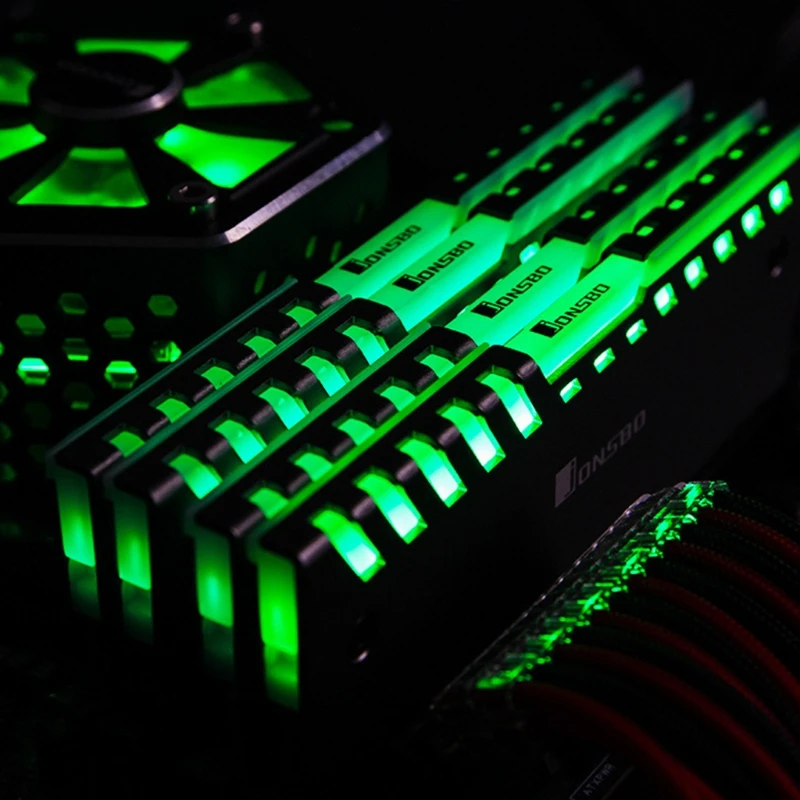 2шт материнская плата радиатора памяти аура охлаждающий жилет RGB 256 цветов |