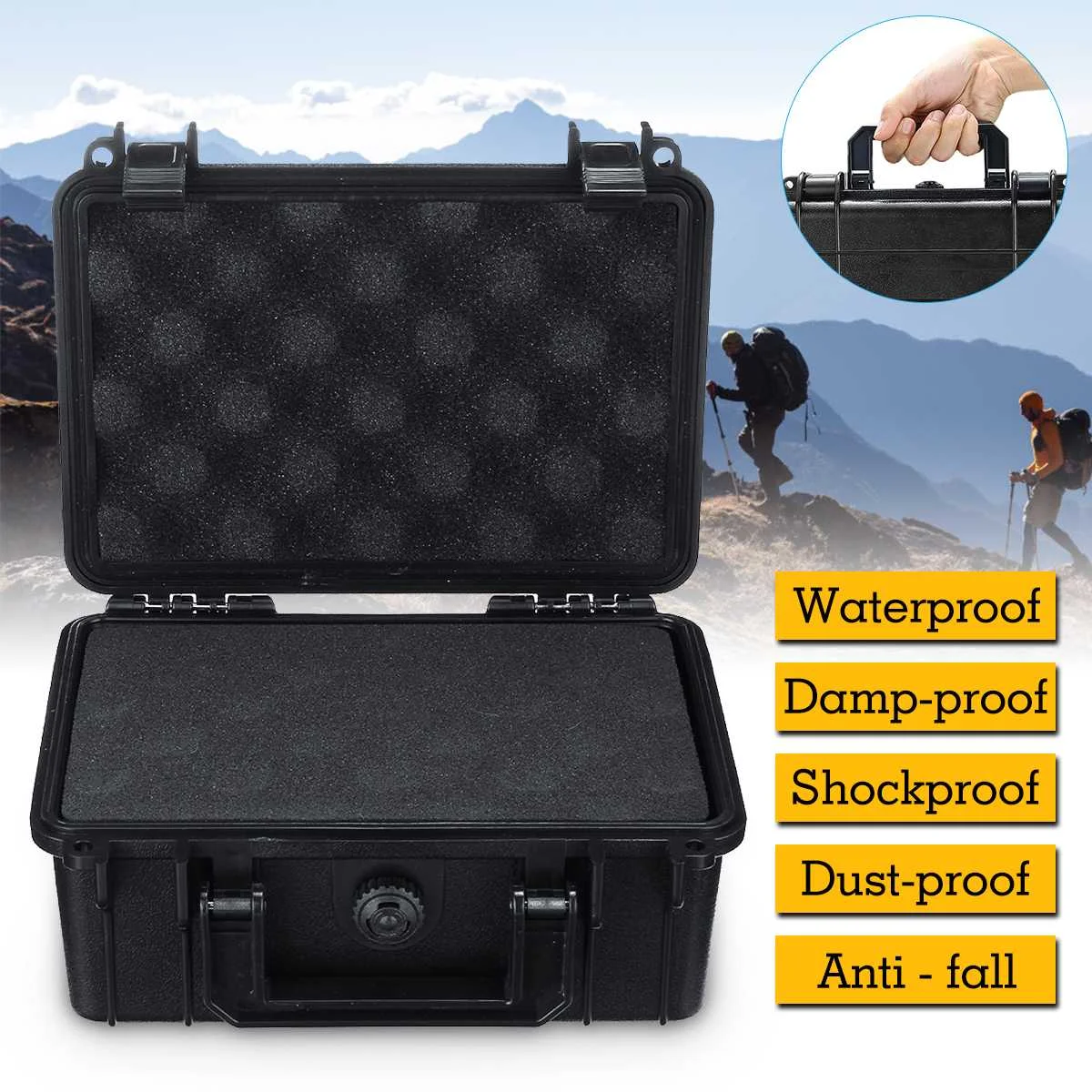 Портативный ящик для инструментов Безопасный инструмент водонепроницаемый