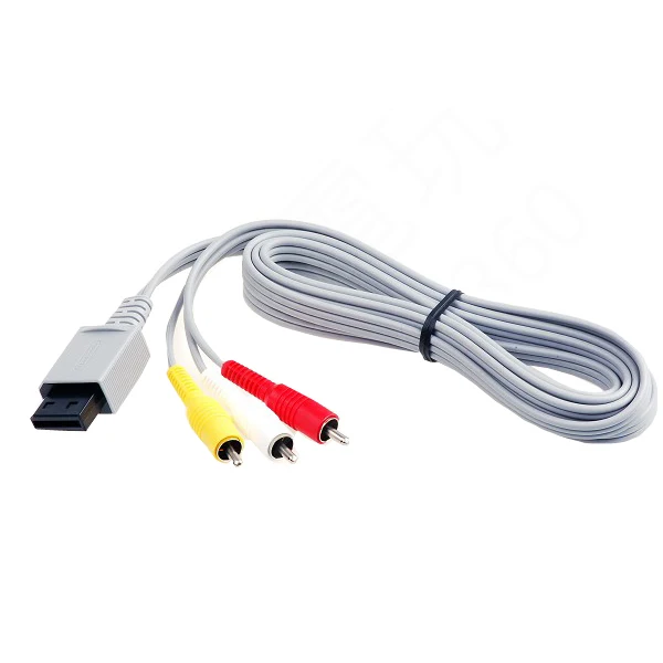 Игровая консоль для Nintendo Wii WI IU 1 8 м аудио видео AV стерео 3 RCA композитный кабель