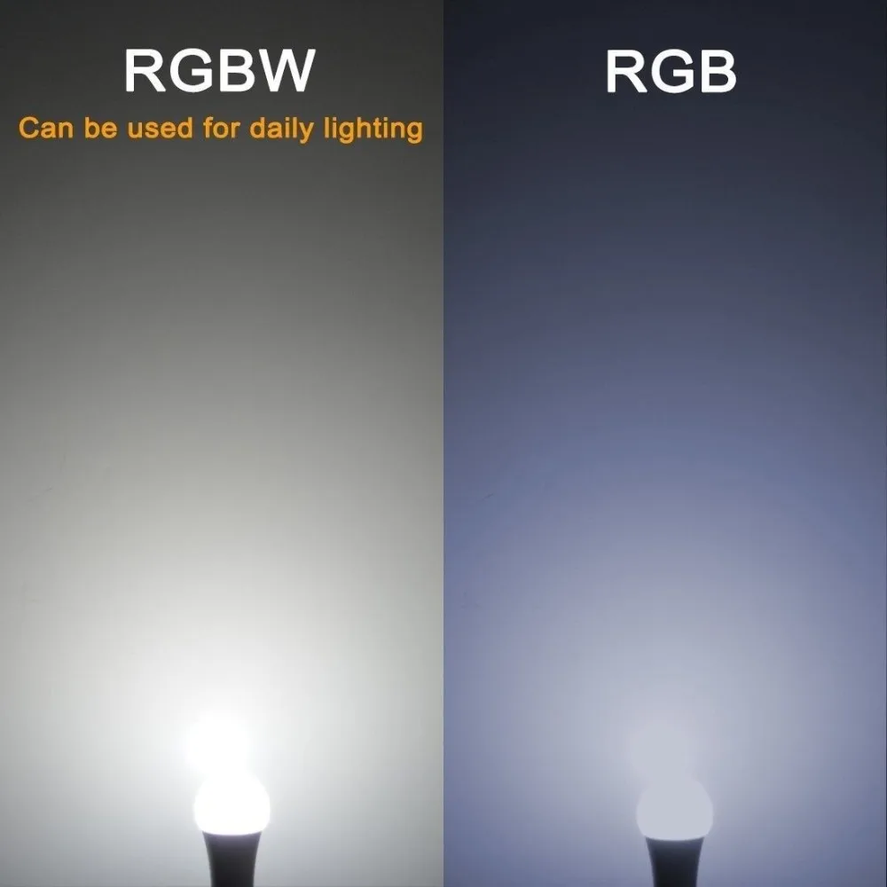 16 цветов RGB RGBW лампочка Рождественский светодиодный ночник E27 GU10 MR16 5 Вт