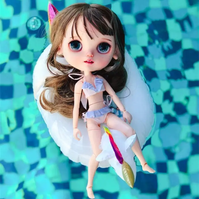 Кукла блайз спасательный круг купальный поплавок для 1/6 Blyth ICY BJD Licca с насосом